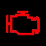 check engine rosu volkswagen